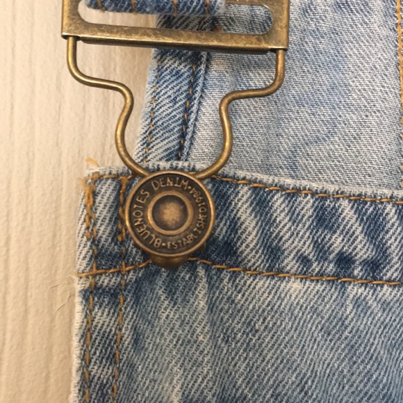 Bluenotes distressed denim overalls small - Picture 6 of 9